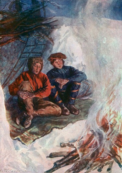 雪に覆われた 作： William Henry Charles Groome